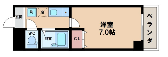 【間取り】 | グランディール阪南町Ⅱ番館