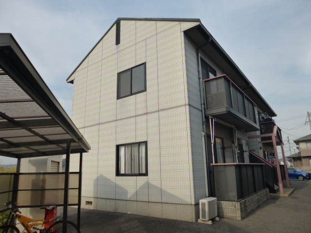 倉敷市有城のアパートの外観