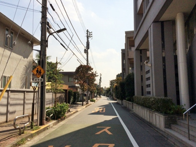 【周辺】 | 駒場ハイムデュークガーデン | スッキリとした前面道路