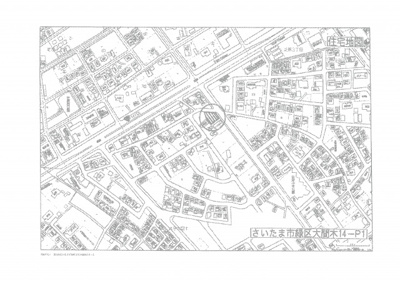 【地図】 | さいたま市緑区大間木/新築分譲住宅全3棟 | 現地案内図