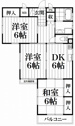 【間取り】 | 和室部分が洋室になります