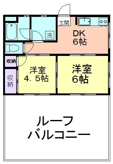 ラ・フルール久米川の間取り
