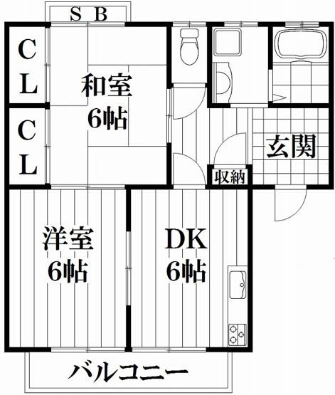 【間取り】 | シャンブル大東