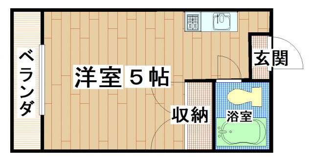 小若江ドミトリーの間取り