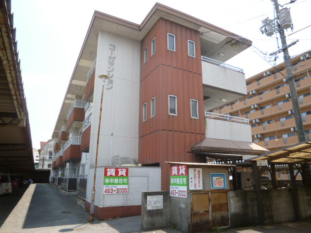 倉敷市松島の賃貸マンションの外観