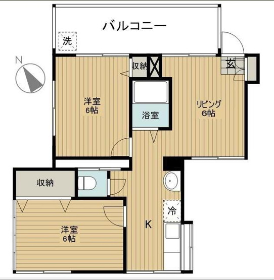 【間取り】 | HAYASHI-SOU ２Ｆ