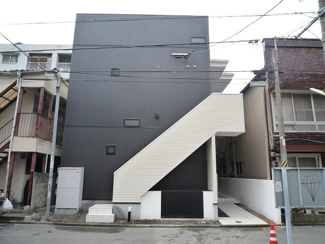 Ｇｌａｓｓ　Ｃｏｕｒｔ　住吉の外観|Ｇｌａｓｓ　Ｃｏｕｒｔ　住吉（1K+LOFT）　外観