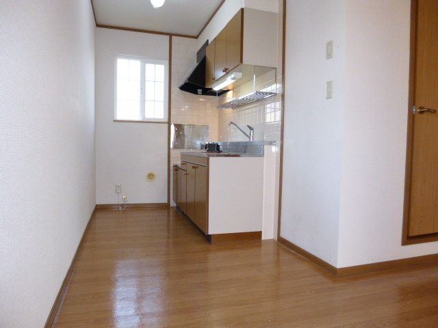 倉敷市茶屋町のアパートのキッチン