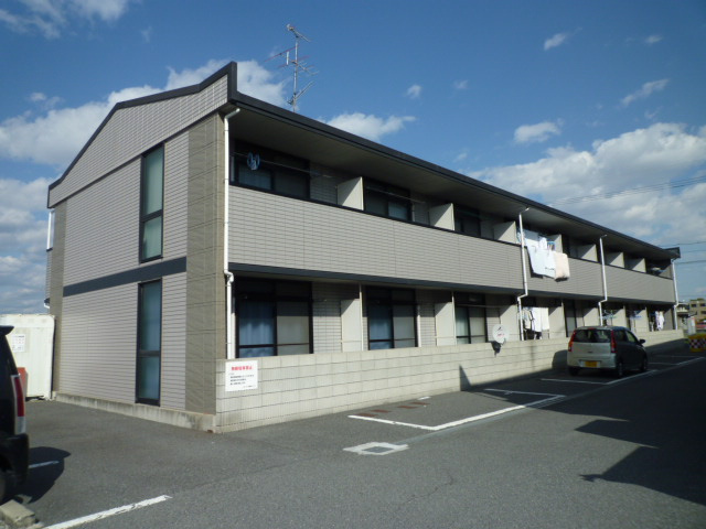 倉敷市日吉町のアパートの外観
