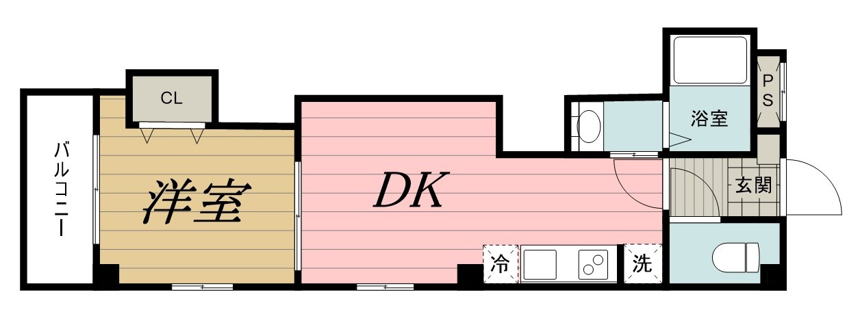 Presento A Toi(プレゾンアトワ)の間取り