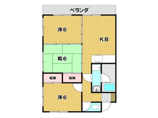 【間取り】 | タカハイツ大道