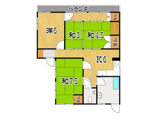 【間取り】 | コーポ順