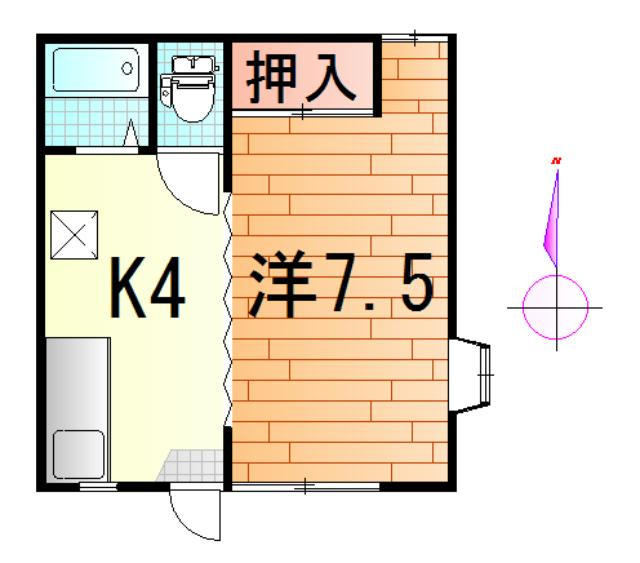 アミューズ71の間取り