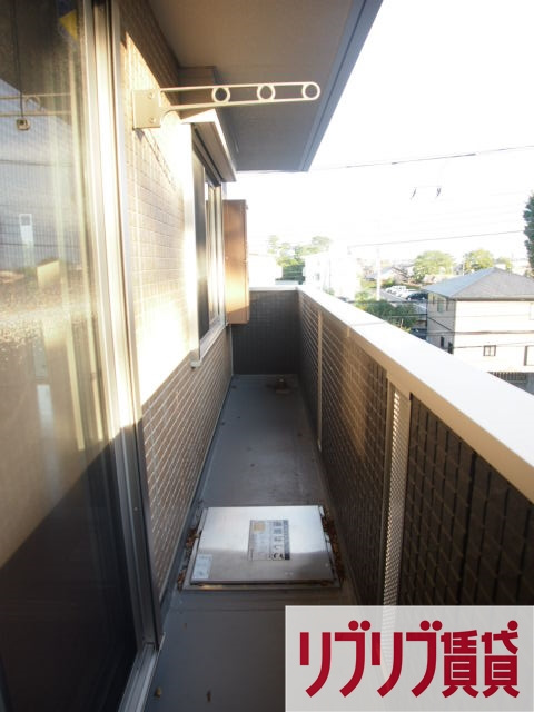 コーポスカイGのバルコニー