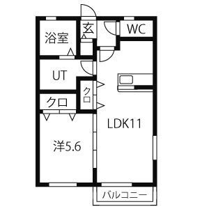 フロンティア泉の間取り