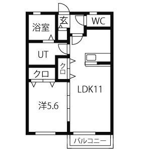 フロンティア泉の間取り
