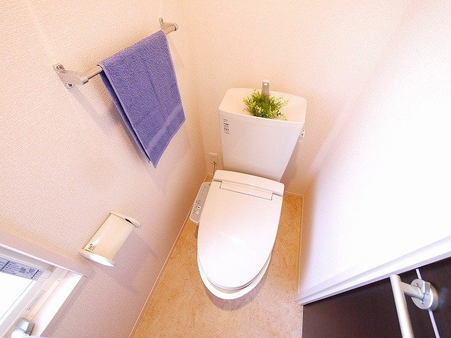 ミコルミナスのトイレ|落ち着いた色調のトイレです