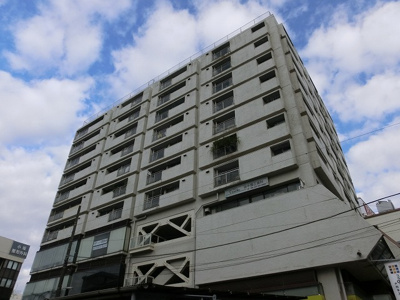【外観】 | サン市川ハイツ | サン市川ハイツ　鉄骨鉄筋コンクリート造１４階建　分譲賃貸マンション　
