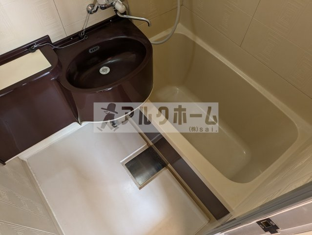 畑本ハイツの浴室|畑本ハイツ（柏原市・河内国分）