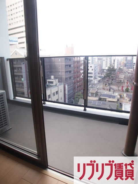 ヒューリックレジデンス千葉中央のバルコニー