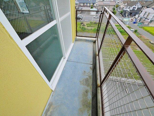 スタジオMのバルコニー|落ち着いた時間を過ごせるバルコニーです