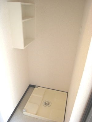 【その他共用部分】 | ジェマーレ大網 | 室内洗濯機置場に収納棚つきです