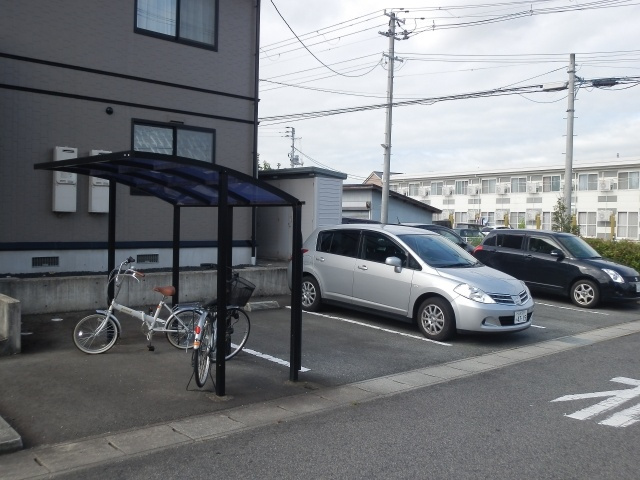 グリュックハウスの駐車場