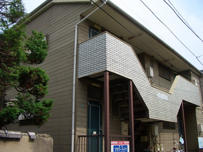 【外観】 | フラワーハイツ | フラワーハイツ　木造２階建て　東向きの物件です
