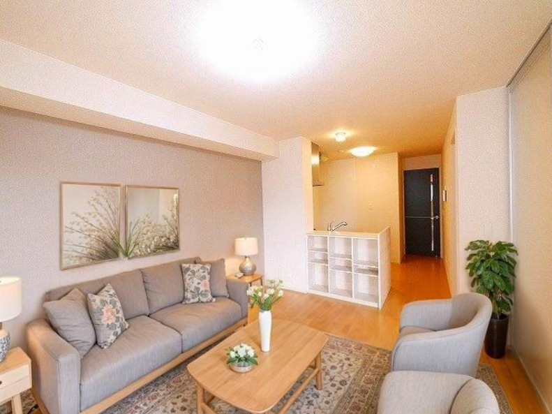 セレッソ　パティオⅢの居間・リビング|CGで家具等を配置したもので家具等は含まれません
