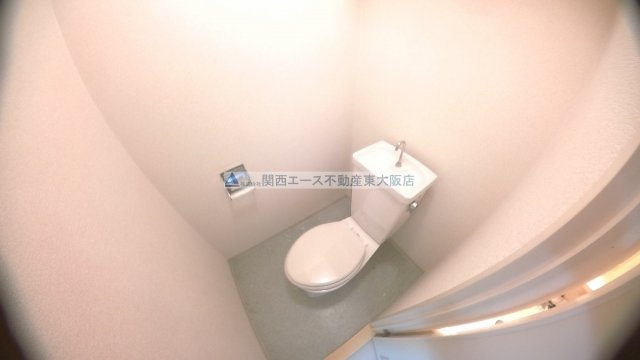 【トイレ】 | サンハイツ昭和町│瓢箪山駅徒歩４分！独立洗面台付の１ＬＤＫです！│