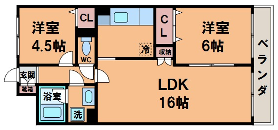 【間取り】 | ファミリーコーポ阿倍野