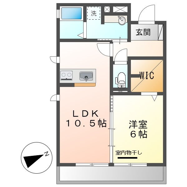 グラン　シイズの間取り