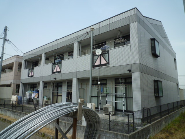 倉敷市八王寺町のアパートの外観