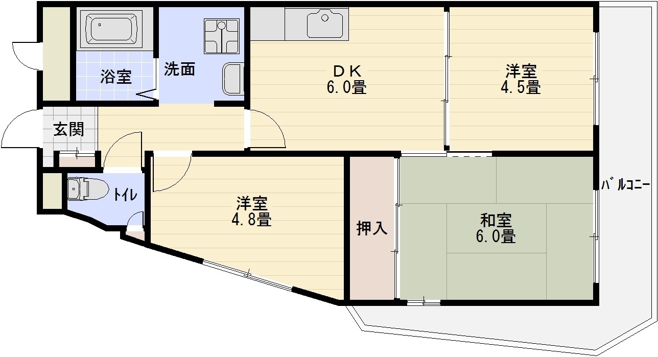 有宏ハイツの間取り|有宏ハイツ