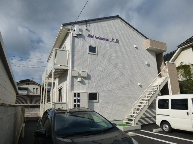 倉敷市大島のアパートの外観