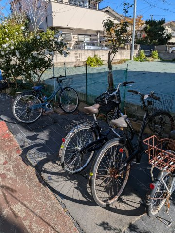 【その他共用部分】 | モトハシアパート | 自転車置き場です