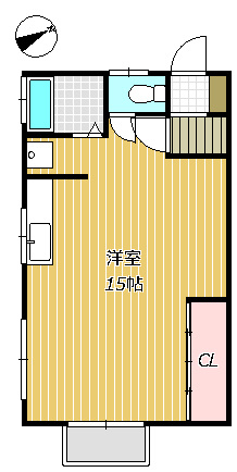 【間取り】 | モトハシアパート | 間取り