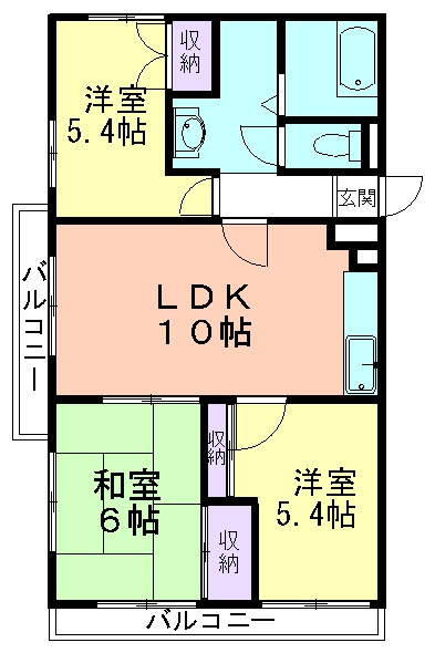 Ｍエトワールライム館の間取り
