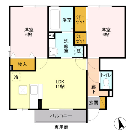 【間取り】 | 晄颯　弐