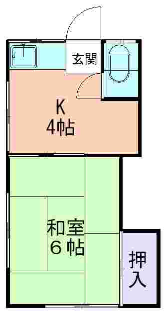 北岡荘の間取り