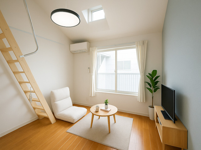 シャンポール 山添の居間・リビング|CGで家具等を配置したもので家具等は含まれません。