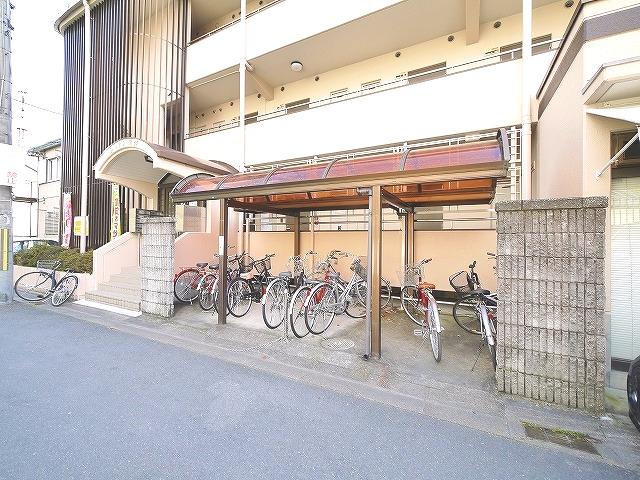 シャトレ信楽のその他共用部分|駐輪場です