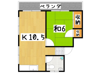 【間取り】 | 砂川アパート