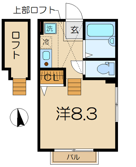 【間取り】 | プレッソ新杉田