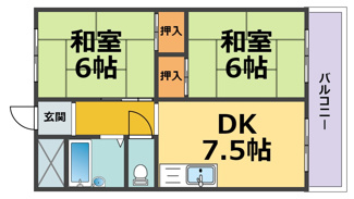 【間取り】 | パインリーフ甲子園
