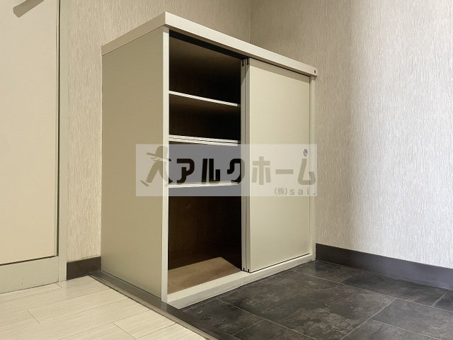 ネオシティ道明寺の玄関