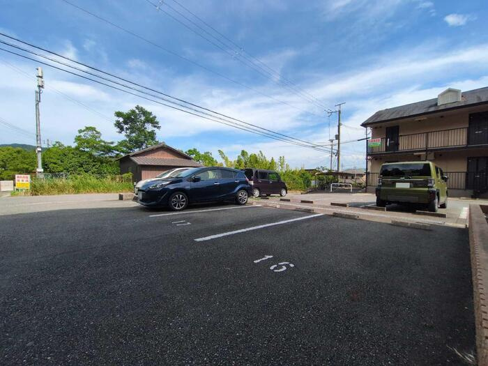エコールK2の駐車場