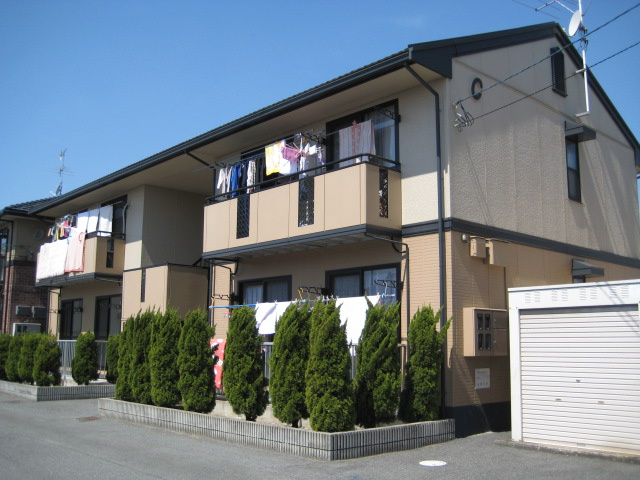 倉敷市大内のアパートの外観