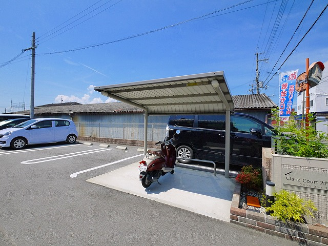 グランツコート大門西のその他共用部分|駐輪場です