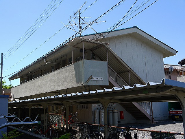 西田ニューハイツの外観|建物外観を気になさる方へ、見た目の良い物件です